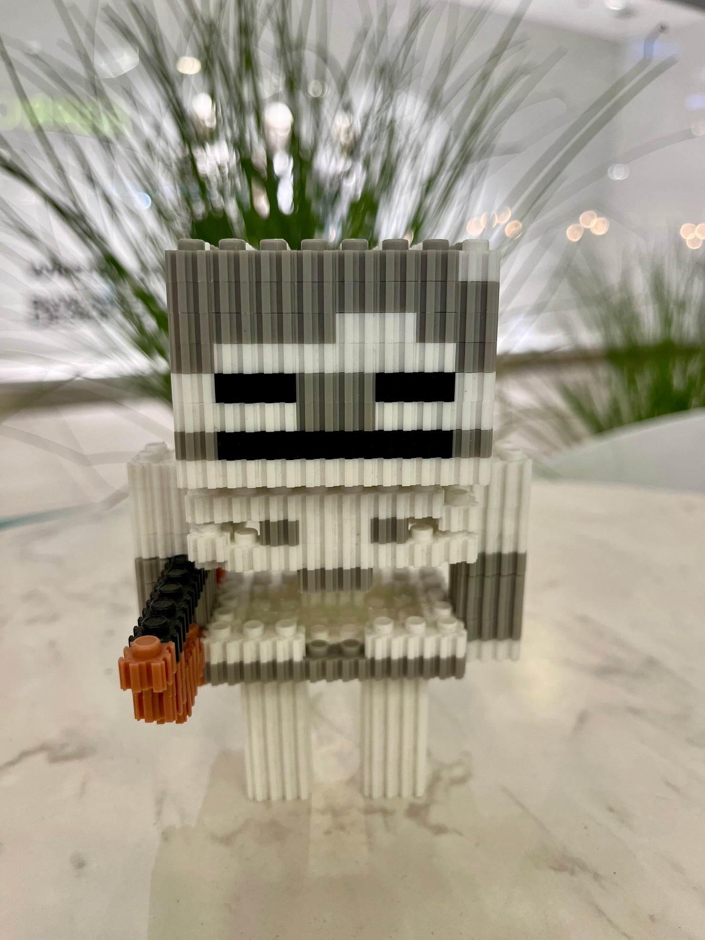 Figura pixel armable de Esqueleto de Minecraft