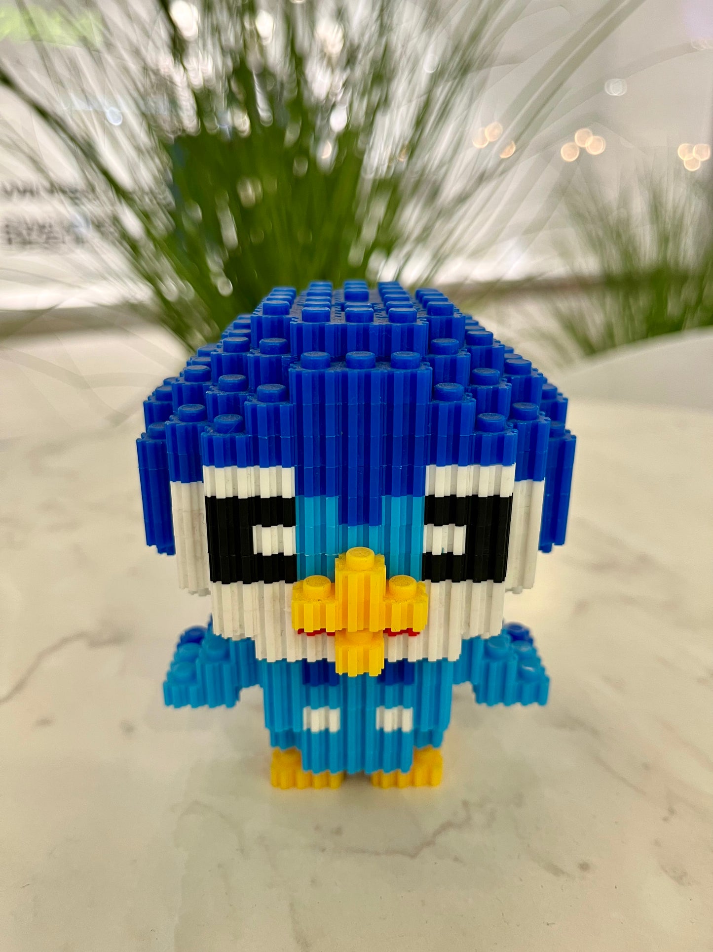 Figura pixel armable de Piplup de Pokémon