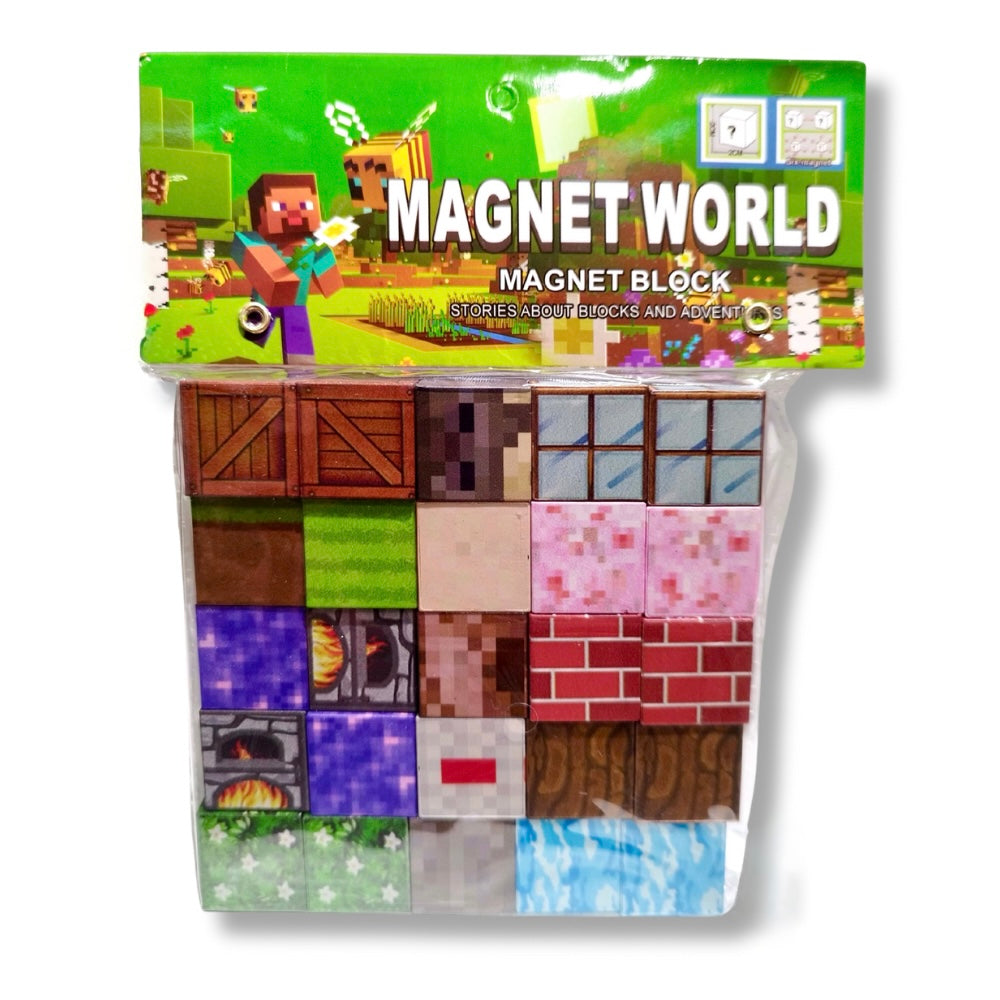 Bloques Magnéticos 25 bloques de Minecraft