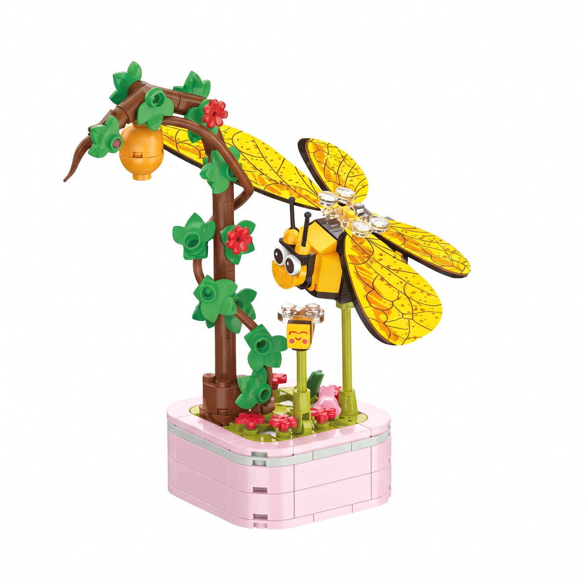 Set de Construcción Bloques Abeja y Flores