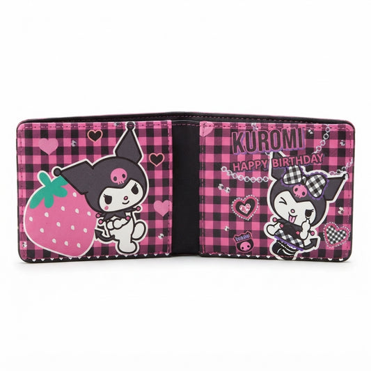Billetera Plegable Kuromi Happy Birthday