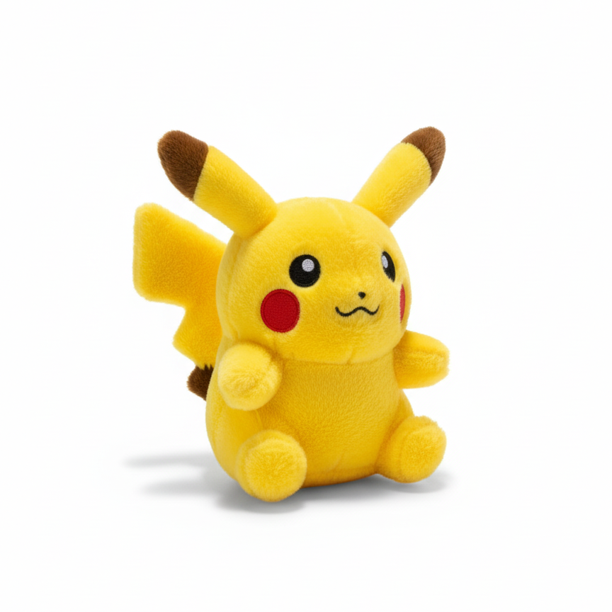 Peluche Pikachu afelpado de Pokémon