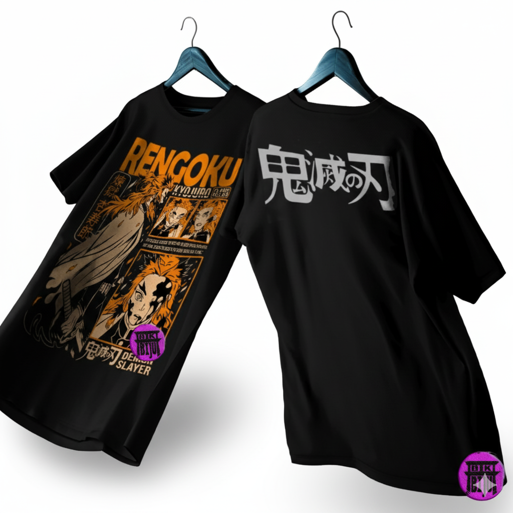 Polera de Rengoku de Demon Slayer