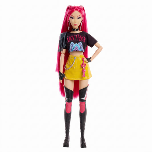 Muñeca Coleccionable KPop Demon Hunters - Edición Especial Rockera
