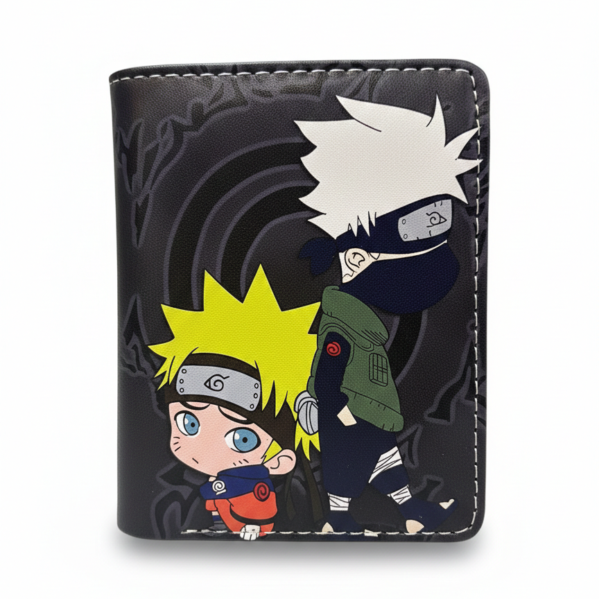 Billetera de Naruto y Kakashi de Naruto Shippuden