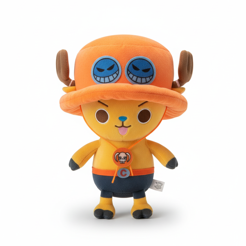 Peluche Chopper (con gorro de Ace) One Piece