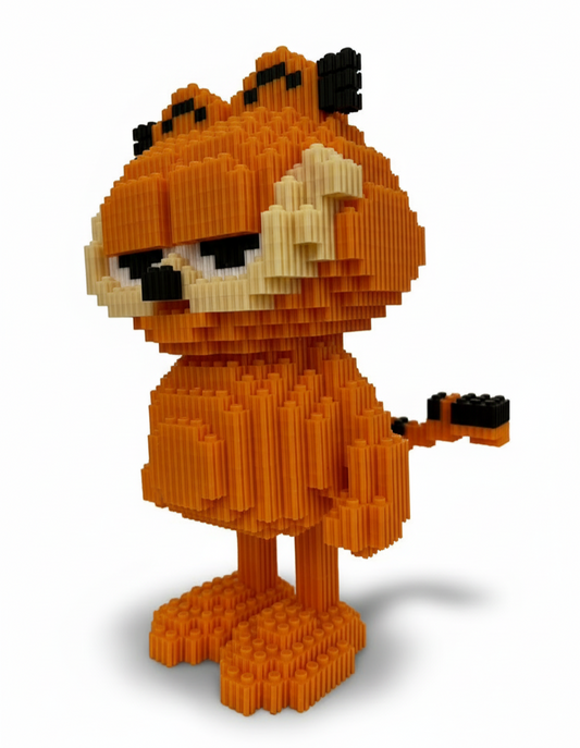 Figura pixel armable de Garfield