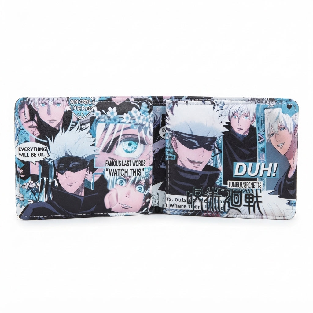 Billetera Plegable Satoru Gojo Jujutsu Kaisen