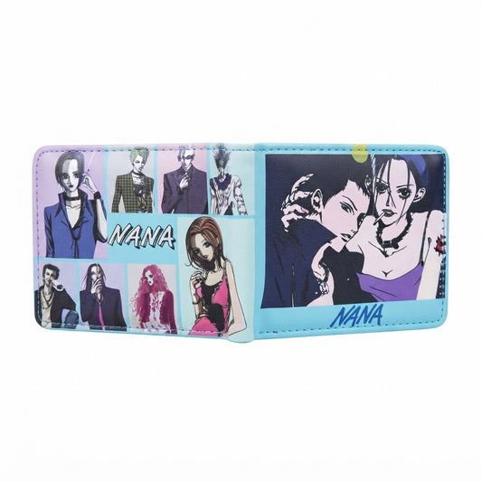 Billetera Nana Osaki y Ai Yazawa Anime Estilo Rock