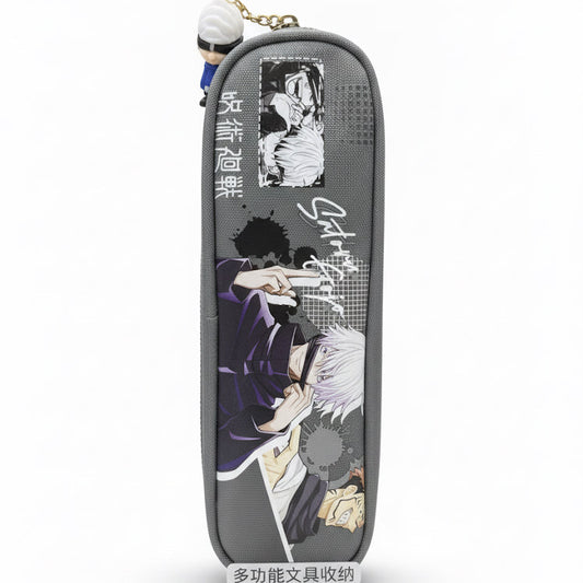 Estuche de lápices Satoru Gojo Gris (Jujutsu Kaisen)- Mobox