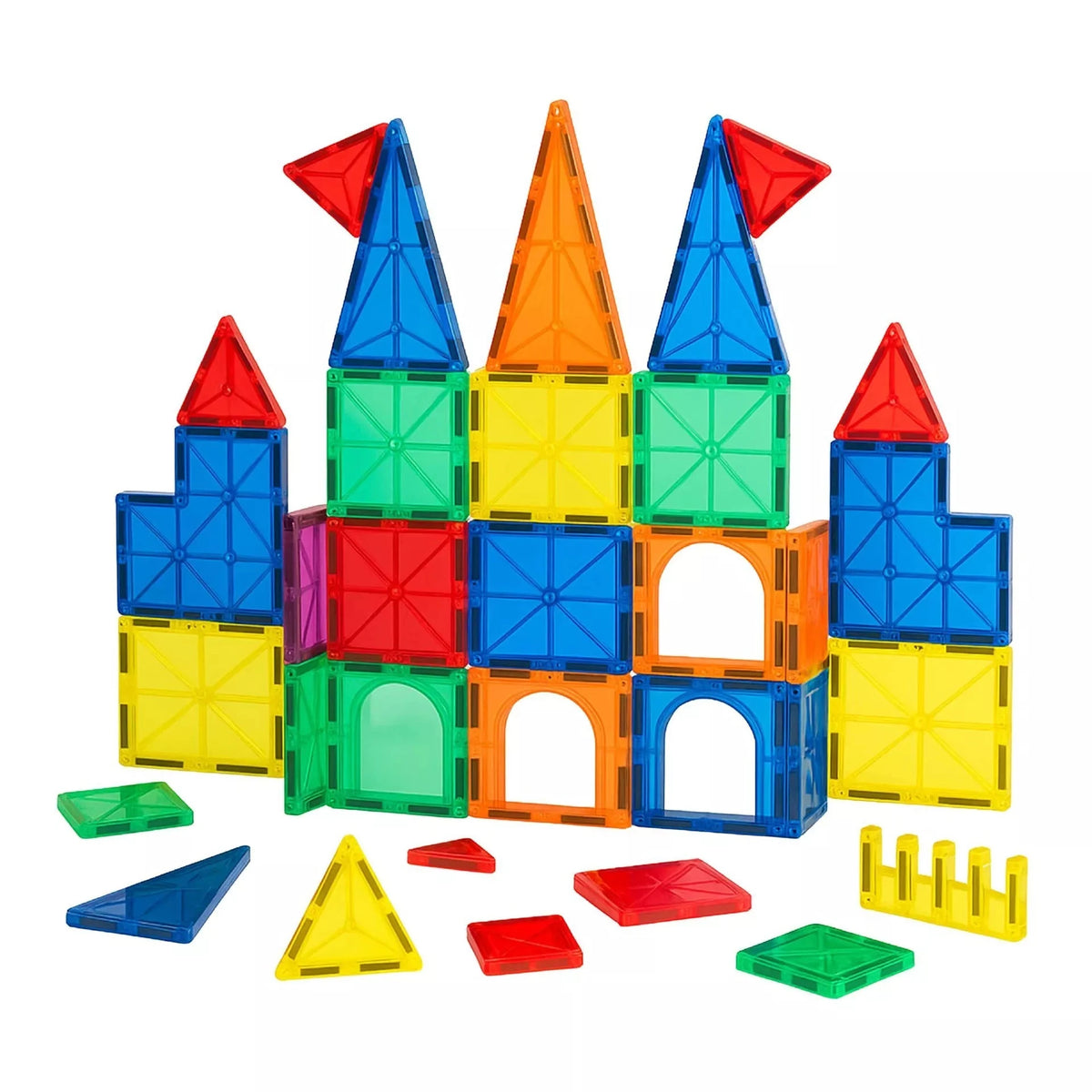 Set de Construcción "Magnetic World" con Tobogán de Canicas