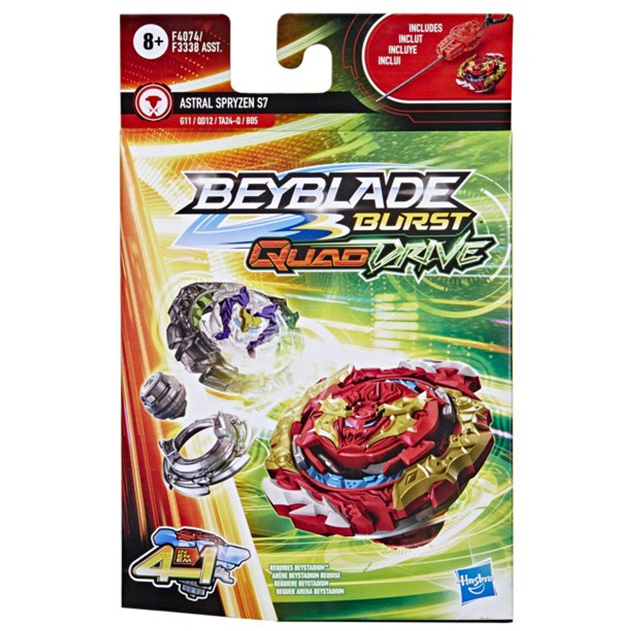 HASBRO Astral Spryzen S7 Beyblad