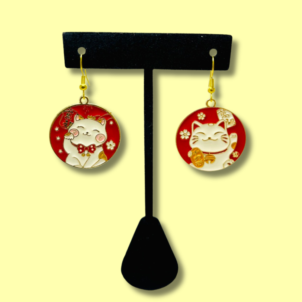 Aros de Maneki-neko de Cultura Japonesa