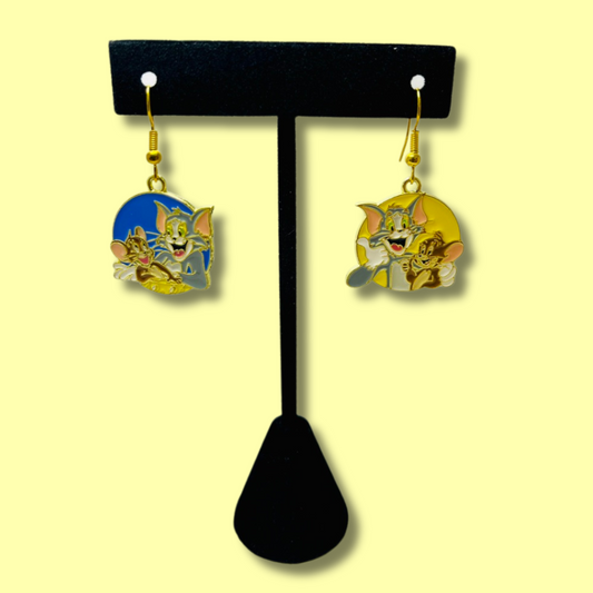 Aros colgantes Tom y Jerry