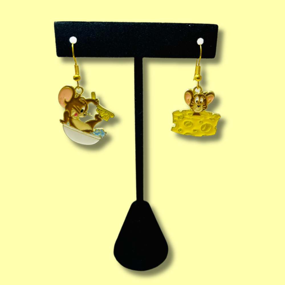 Aros colgantes Tom y Jerry