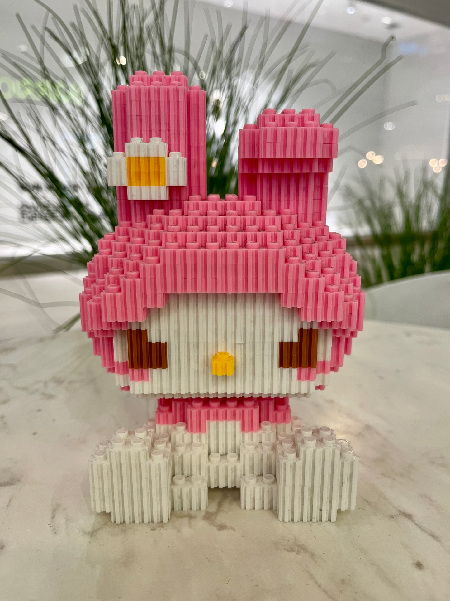 Figura pixel armable de My Melody de Sanrio