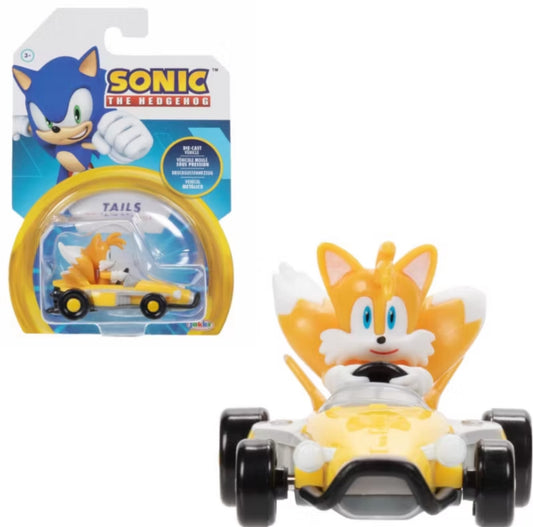 Sonic Vehículo Metálico Escala 164 - Tails