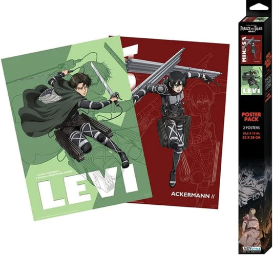 ATTACK ON TITAN BOXED POSTER SET SERIES 1