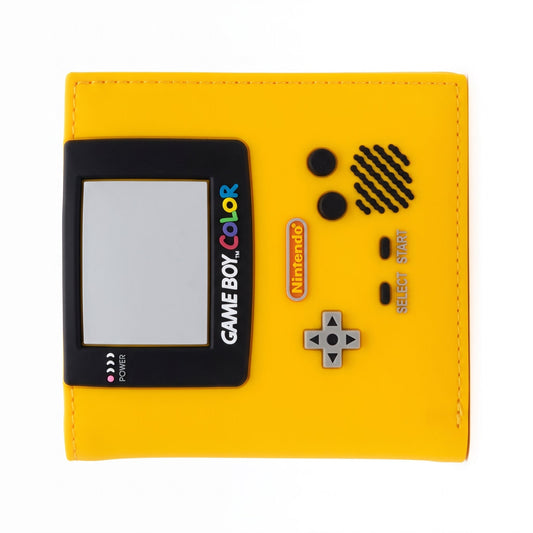 Billetera Game Boy Color Amarilla – ¡Lleva la nostalgia en tu bolsillo!