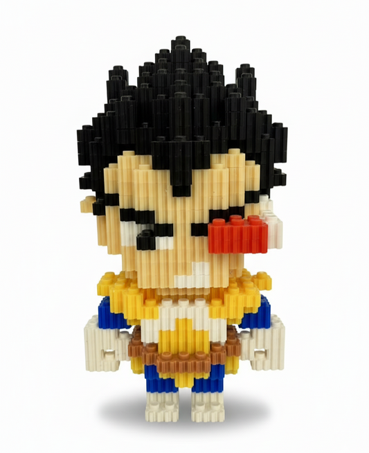 Figura pixel armable de Vegeta de Dragon Ball Z