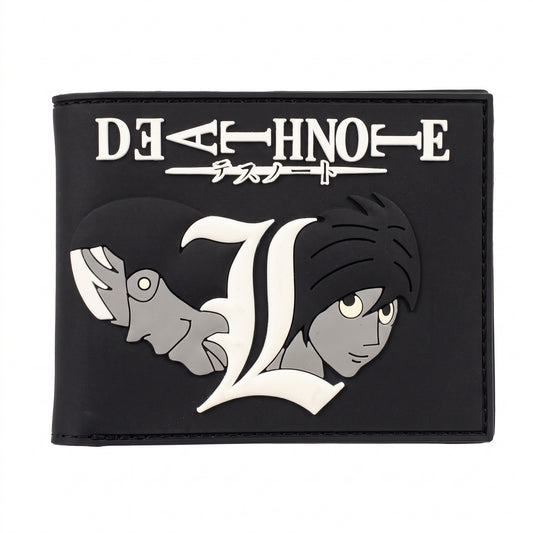 Billetera Death Note - Ryuk & L Lawliet en Relieve 3D