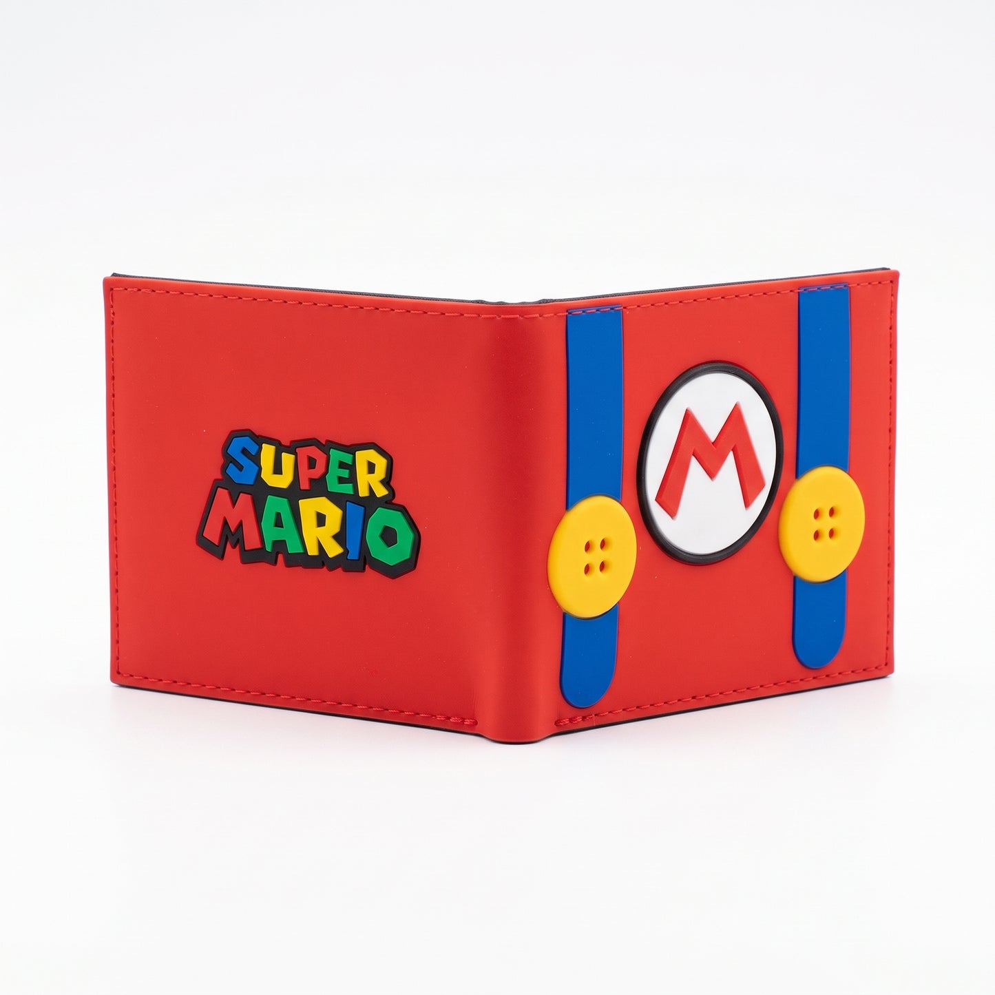 Billetera Super Mario Bros - Diseño Traje Clásico en Relieve