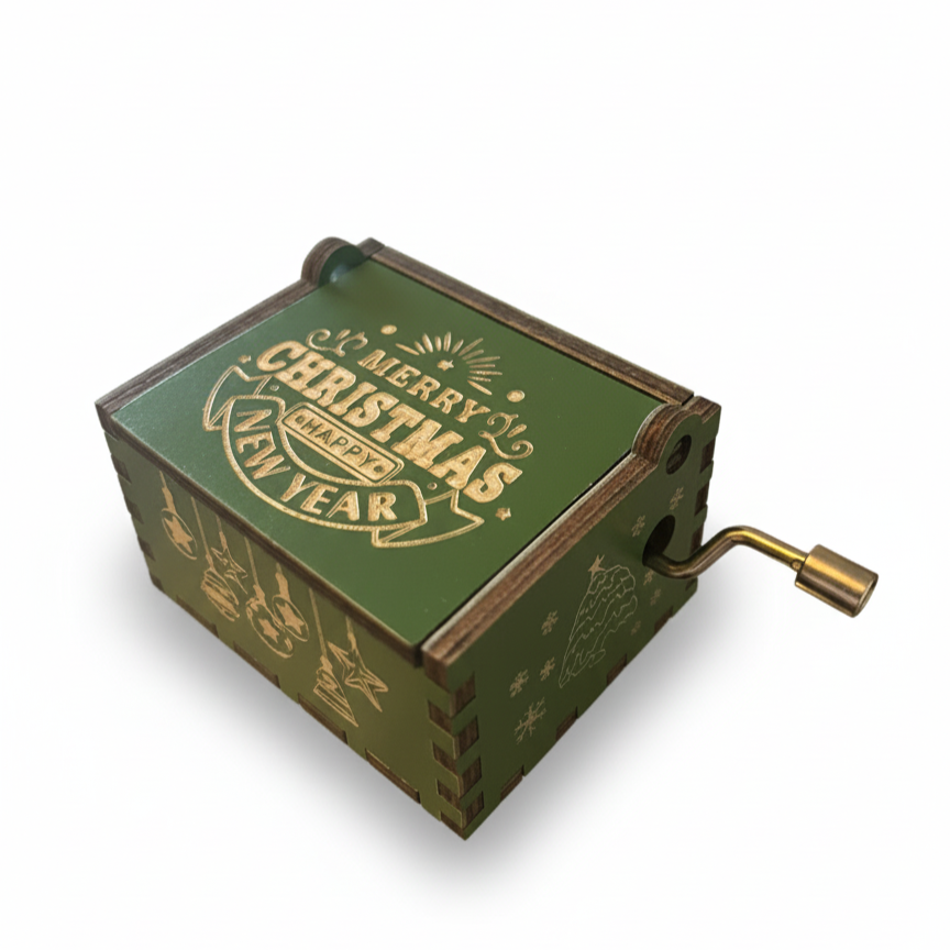 Caja musical navideña de El Grinch