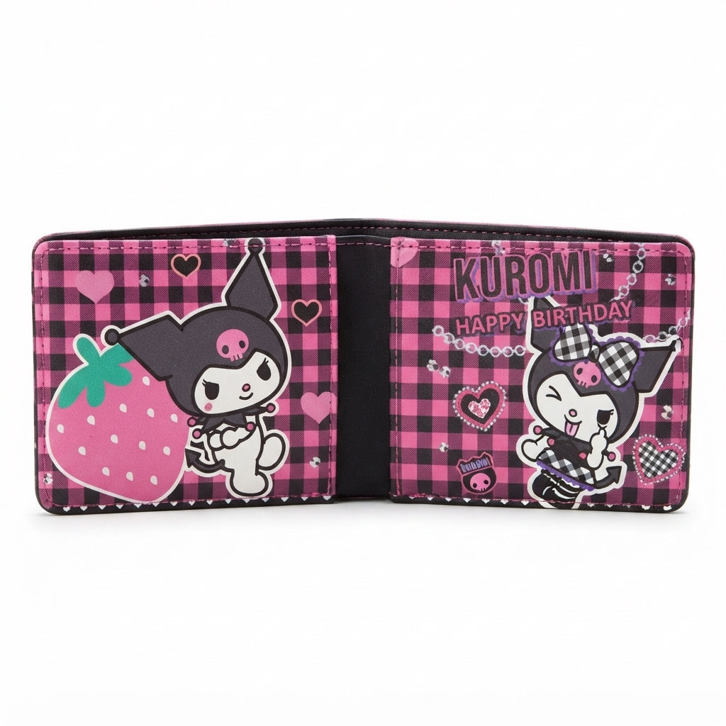 Billetera Plegable Kuromi Happy Birthday