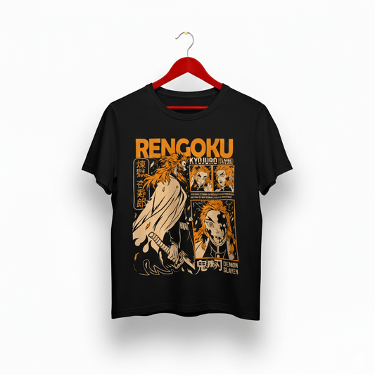 Polera de Rengoku de Demon Slayer
