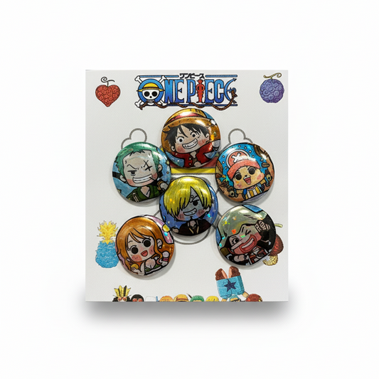 Set de chapitas One Piece