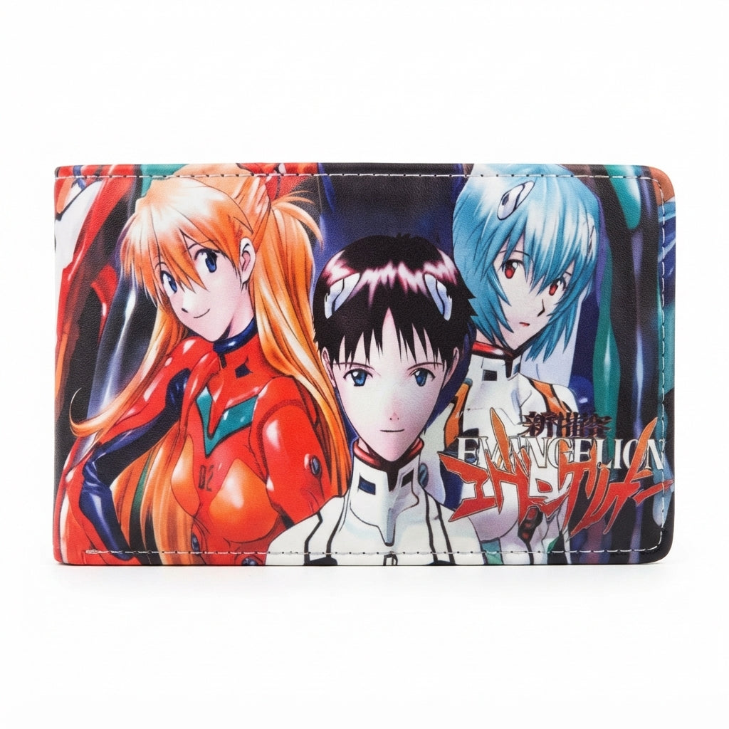 Billetera Neon Genesis Evangelion - Pilotos y EVA