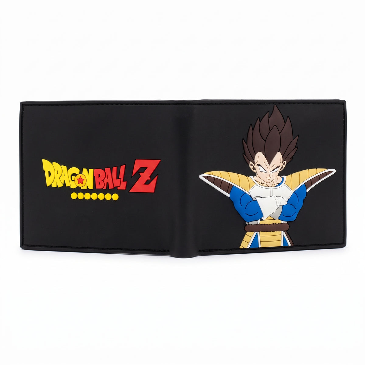 Billetera Dragon Ball Z - Príncipe Vegeta con Armadura Saiyajin en Relieve 3D