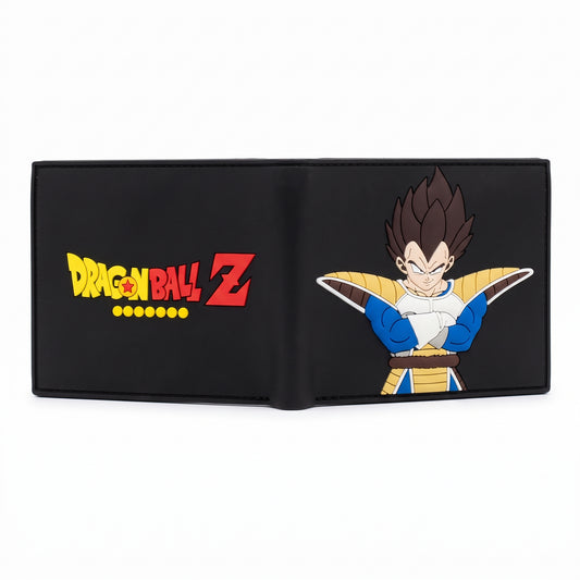 Billetera Dragon Ball Z - Príncipe Vegeta con Armadura Saiyajin en Relieve 3D