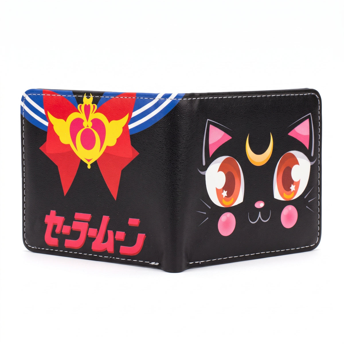Billetera Sailor Moon – Gata Luna y Moño Cósmico