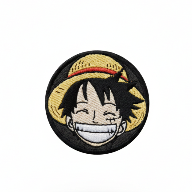 Parche bordado de Luffy de One Piece
