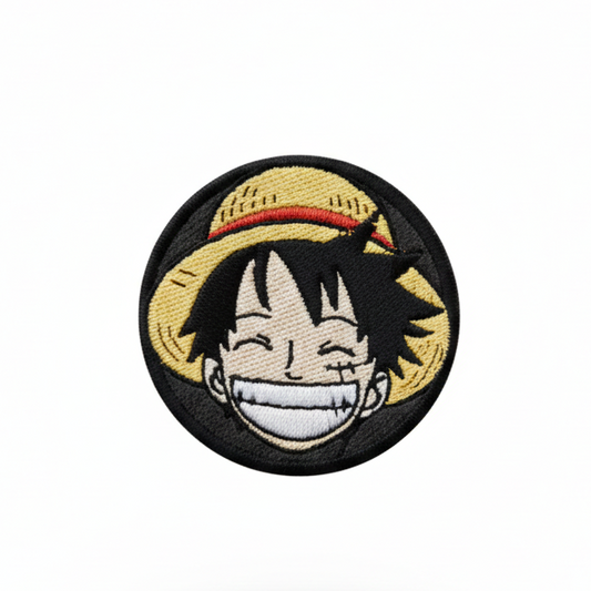 Parche bordado de Luffy de One Piece