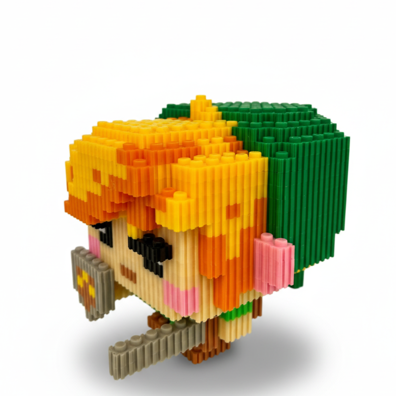 Figura para armar pixel Link The Legend of Zelda