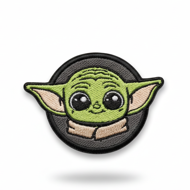 Parche bordado de Grogu de Star Wars