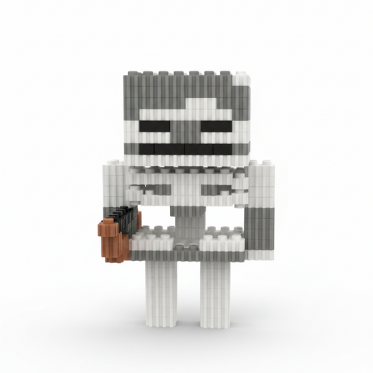 Figura pixel armable de Esqueleto de Minecraft