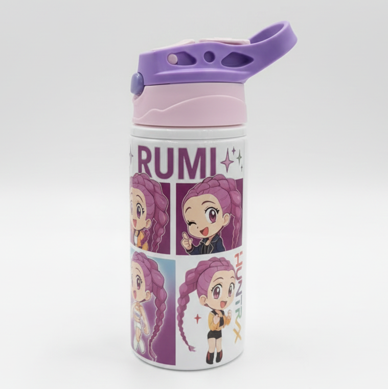Botella de Agua de Rumi de Las Guerreras del Kpop