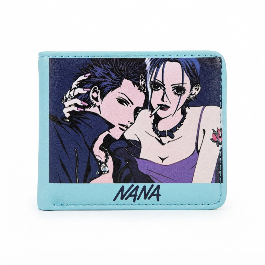 Billetera Nana Osaki y Ai Yazawa Anime Estilo Rock