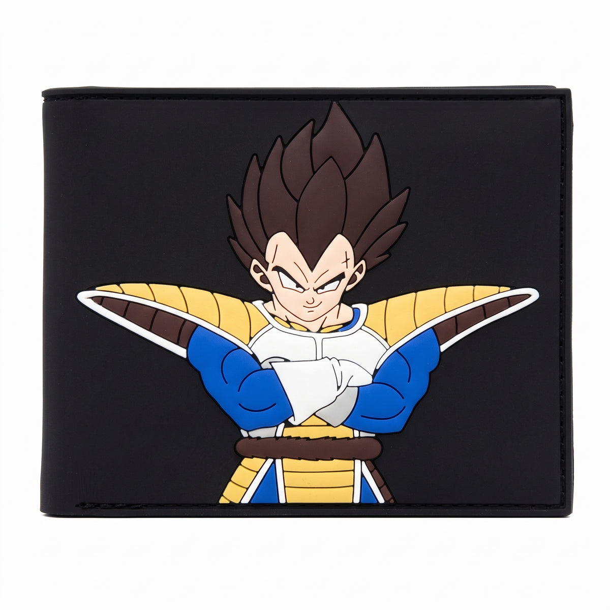 Billetera Dragon Ball Z - Príncipe Vegeta con Armadura Saiyajin en Relieve 3D