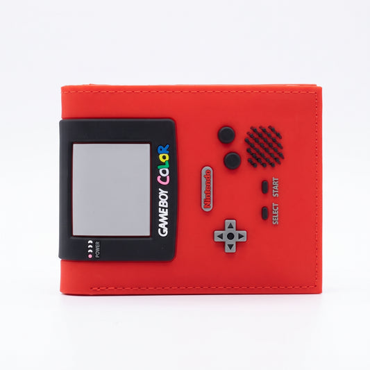 Billetera Game Boy Color Rojo – ¡Lleva la nostalgia en tu bolsillo!