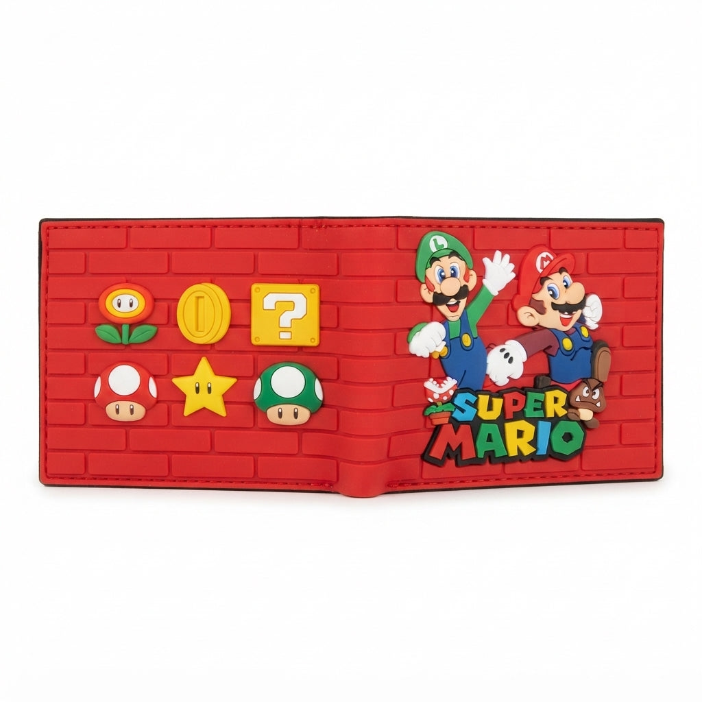 Billetera Plegable Super Mario Bros