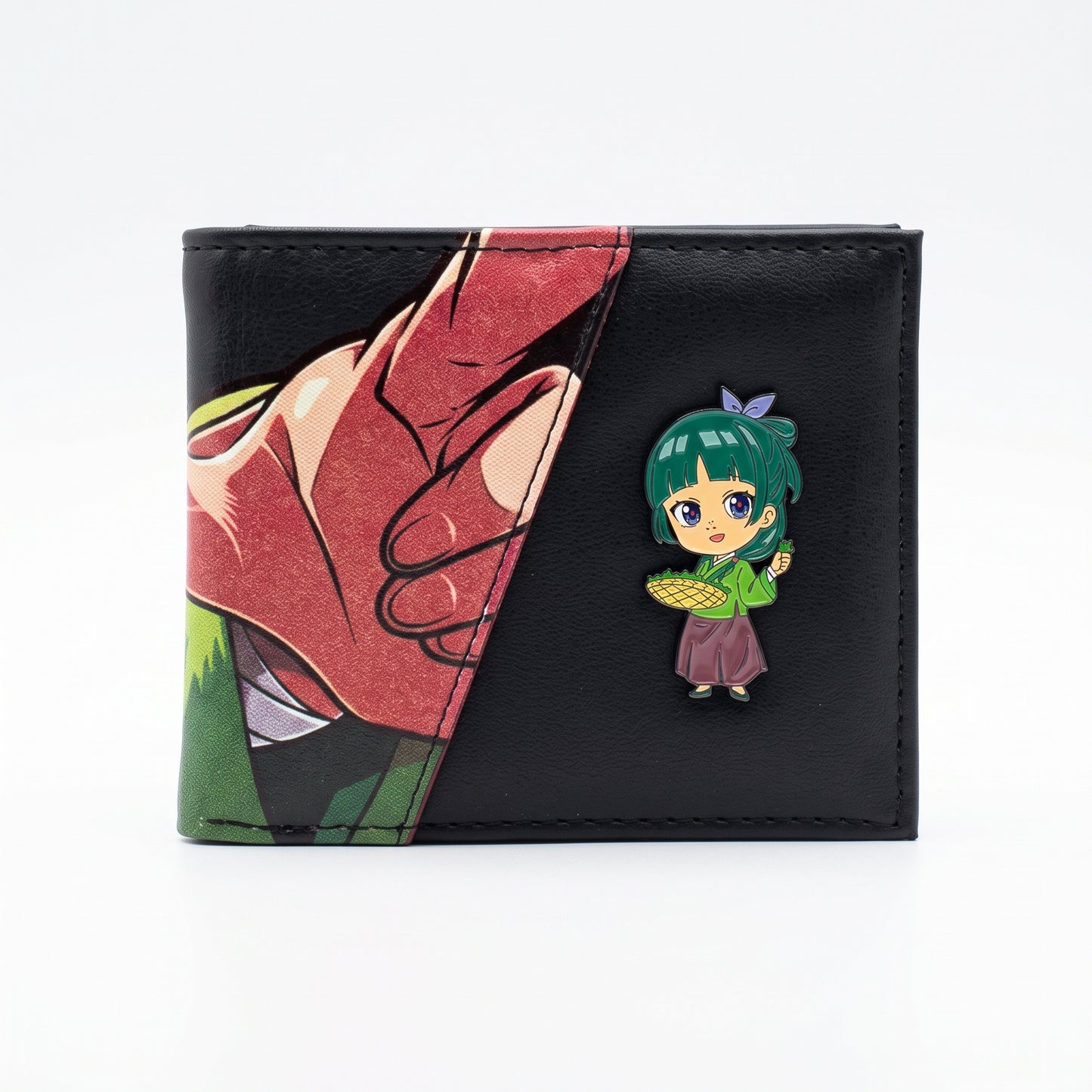 Billetera Los Diarios de la Boticaria - Maomao con Pin Metálico Chibi