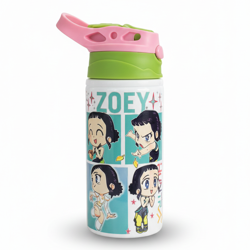 Botella de Agua de Zoey de Las Guerreras del Kpop