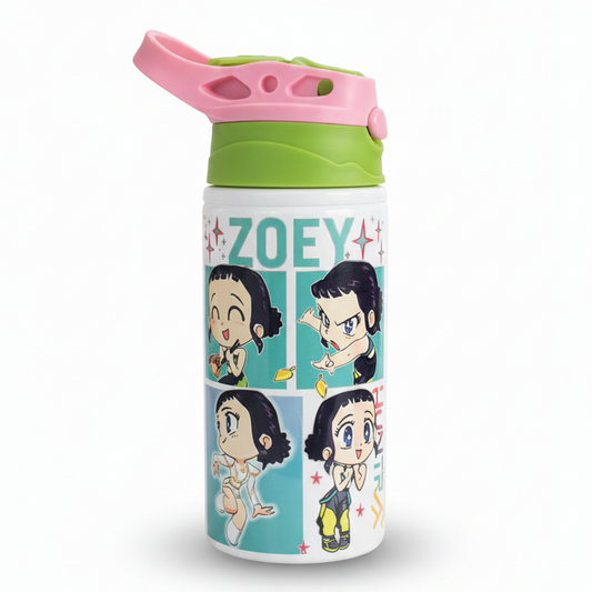 Botella de Agua de Zoey de Las Guerreras del Kpop