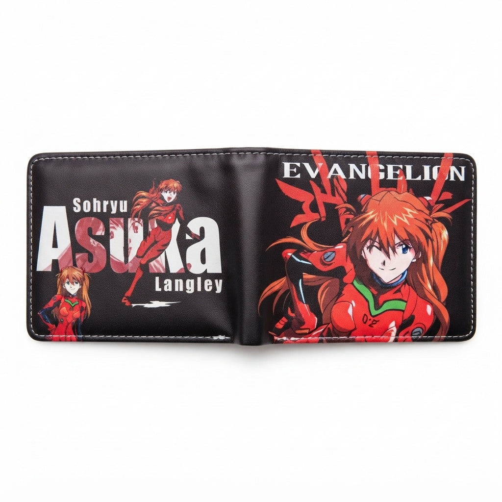 Billetera Plegable Asuka Langley Neon Genesis Evangelion