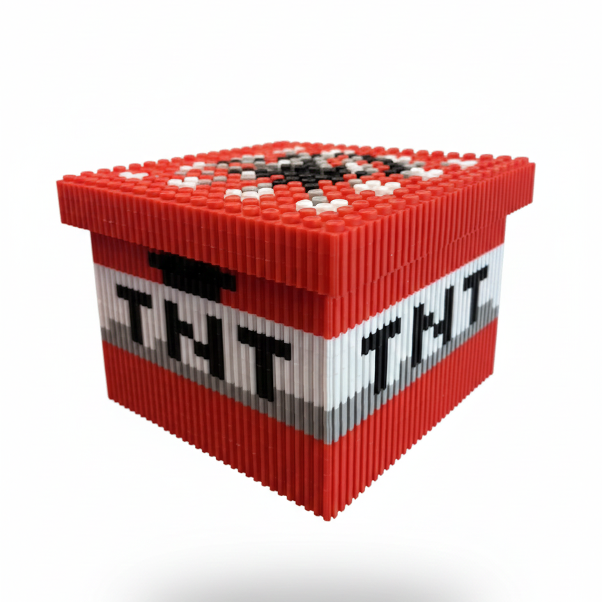 Pixel TNT Alcancia - Minecraft