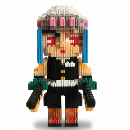 Figura pixel 3D Tengen Uzui Demon Slayer